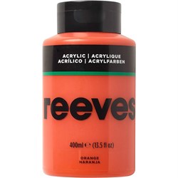 REEVES ACRYLIC ARTIST PAINT 400ml Orange